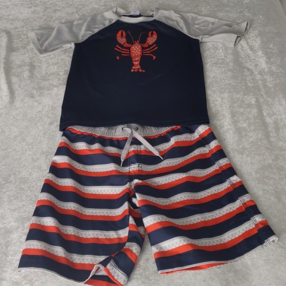Gymboree boys bathing suits sets size 10-12 GUC - Picture 8 of 11